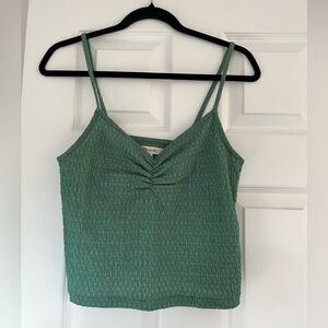 Madewell Green Textured Camisole